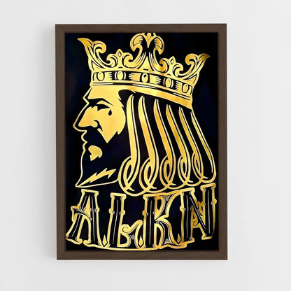 ap-latin kings-1 cadre Bois foncé