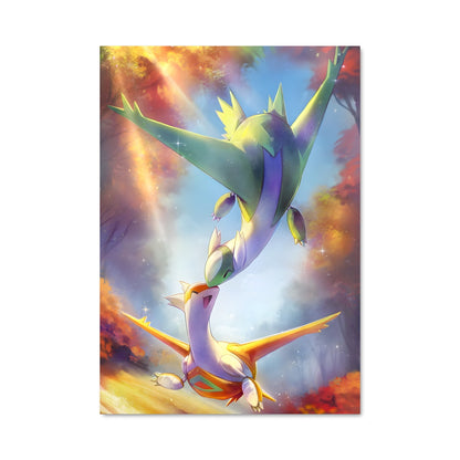 Poster Latios en Vol