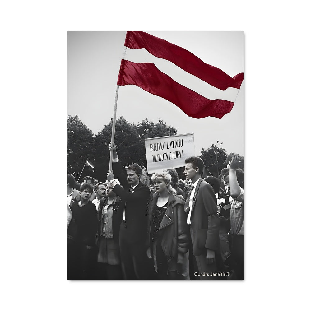 Poster Unis sous le Drapeau