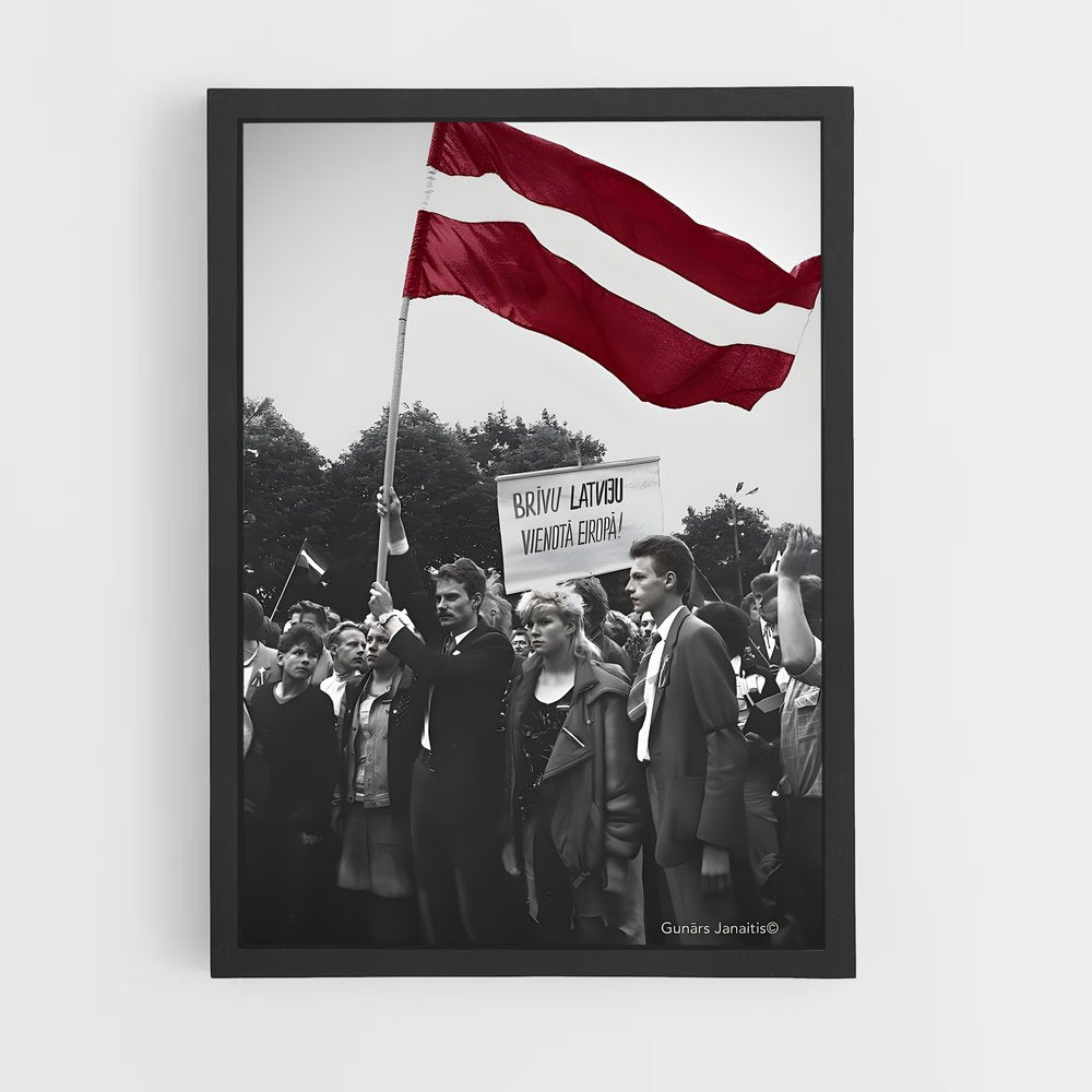 ap-latvia flag-1 cadre Noir
