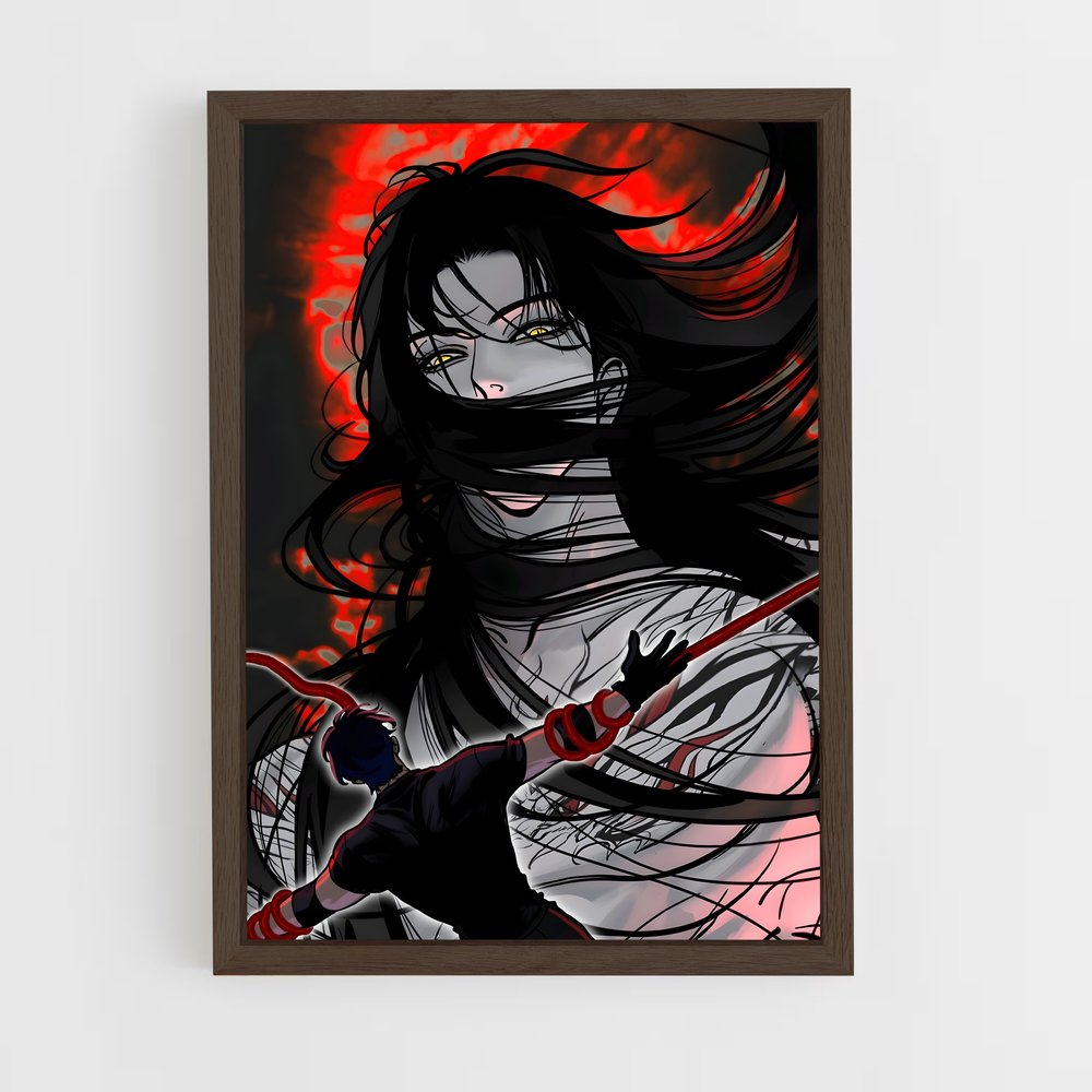 ap-lau kin ming-1 cadre Bois foncé