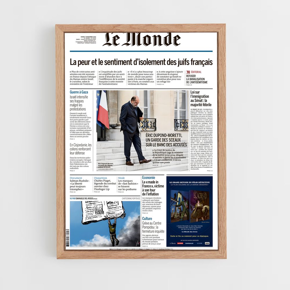 ap-le monde-2 cadre Bois clair