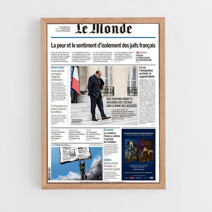 ap-le monde-2 cadre Bois clair