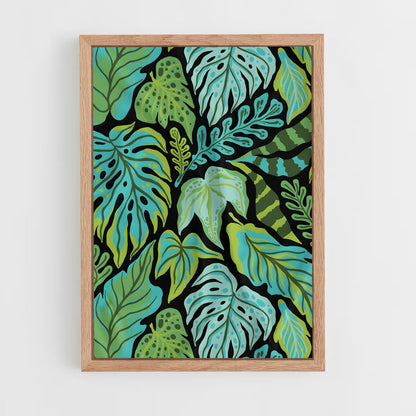 ap-leaf patterns-5 cadre Bois clair