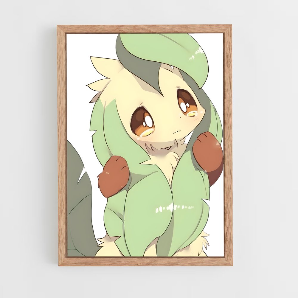 ap-leafeon-10 cadre Bois clair