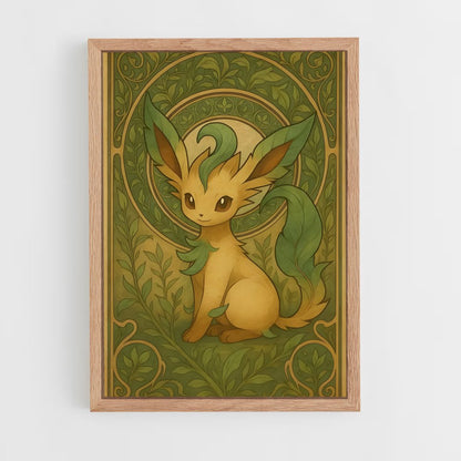 ap-leafeon-9 cadre Bois clair
