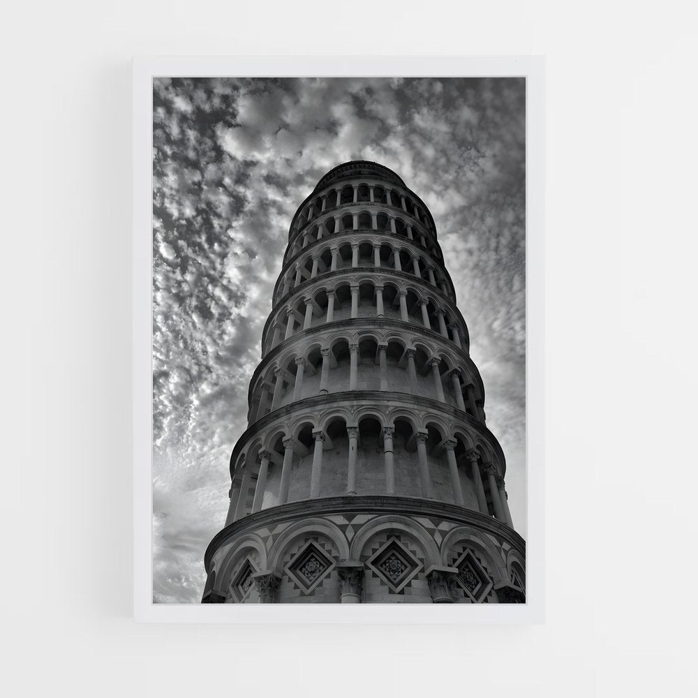 ap-leaning tower pisa-10 cadre Blanc