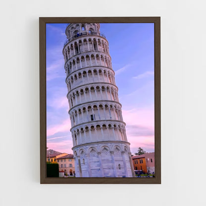 ap-leaning tower pisa-6 cadre Bois foncé