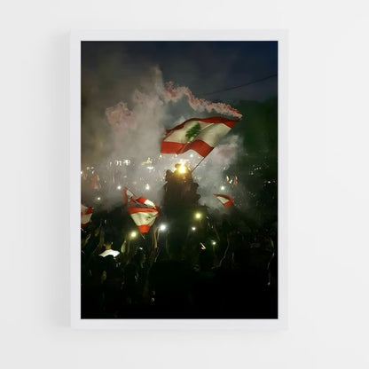 ap-lebanon flag-3 cadre Blanc