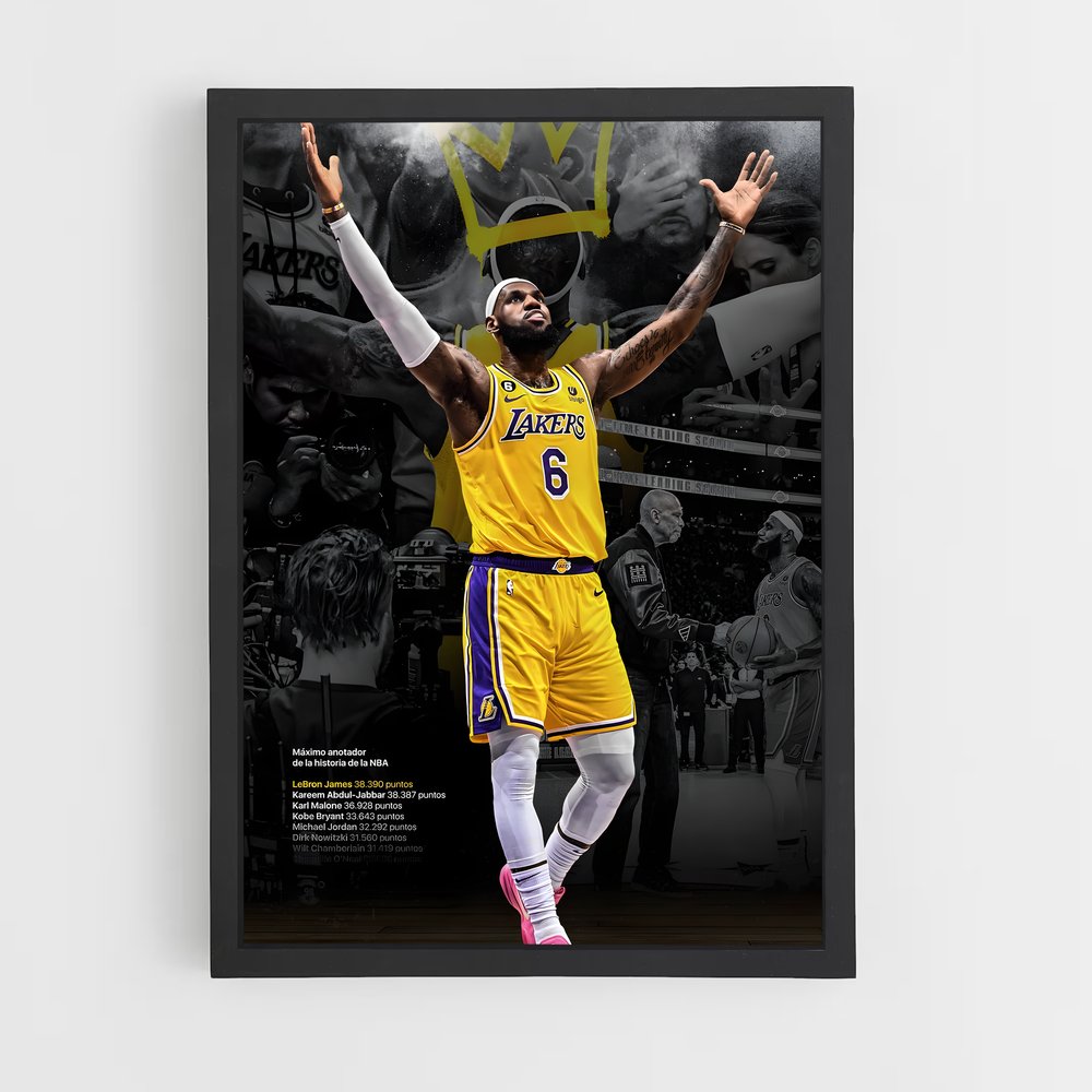 ap-lebron james-3 cadre Noir