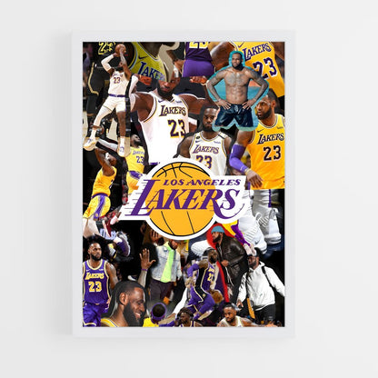 ap-lebron james-4 cadre Blanc