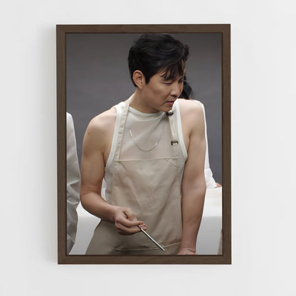 ap-lee jung-jae-7 cadre Bois foncé