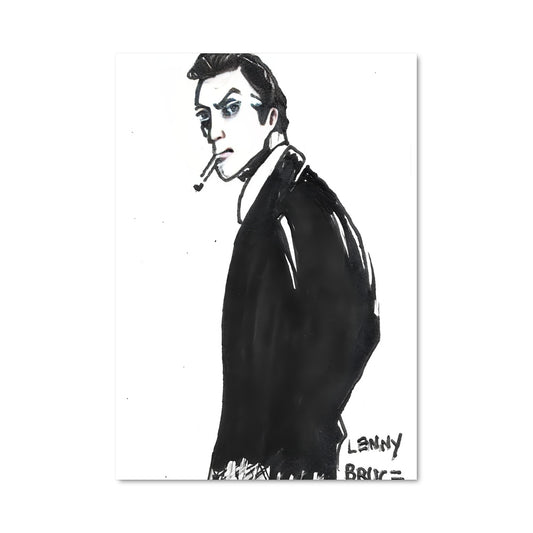 Poster Lenny en Noir et Blanc