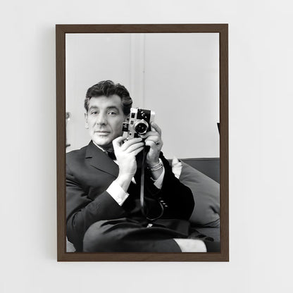 ap-leonard bernstein-2 cadre Bois foncé