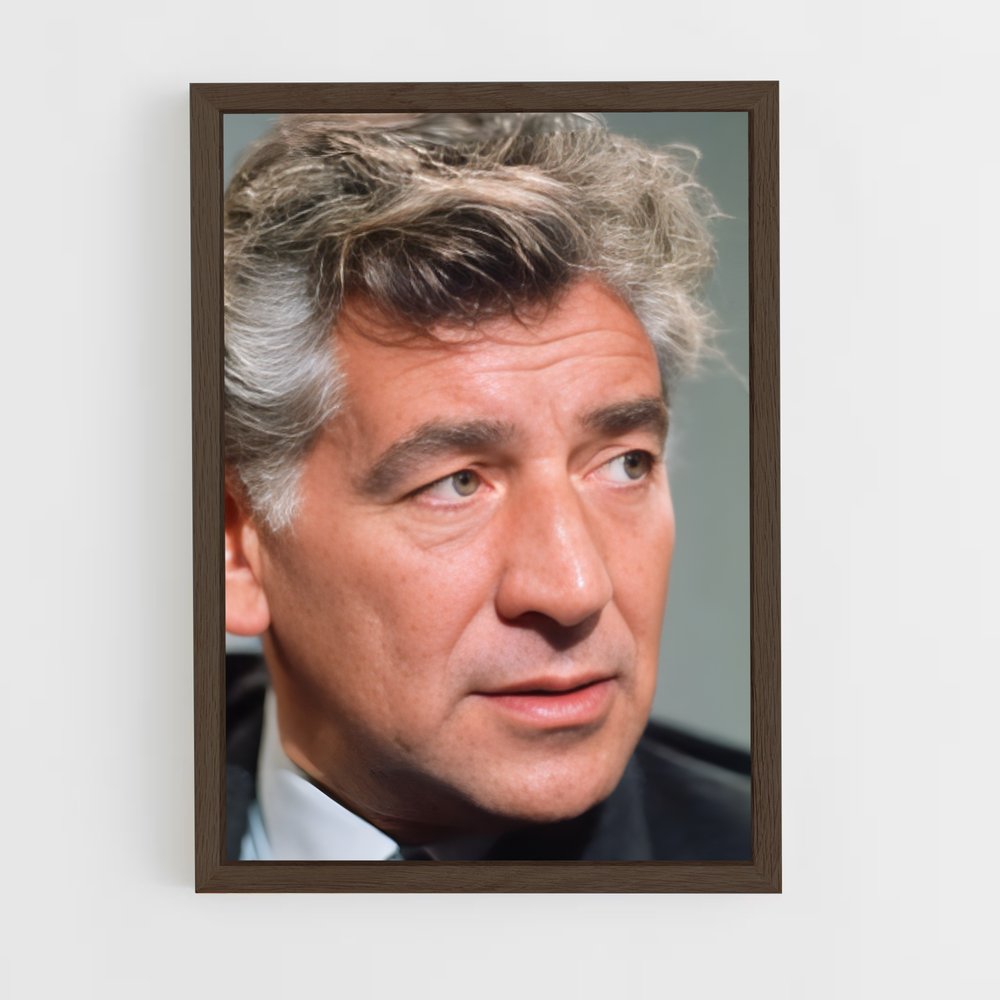 ap-leonard bernstein-4 cadre Bois foncé