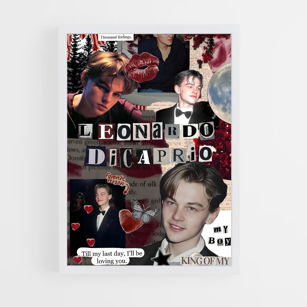 ap-leonardo dicaprio-10 cadre Blanc