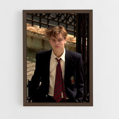 ap-leonardo dicaprio-3 cadre Bois foncé