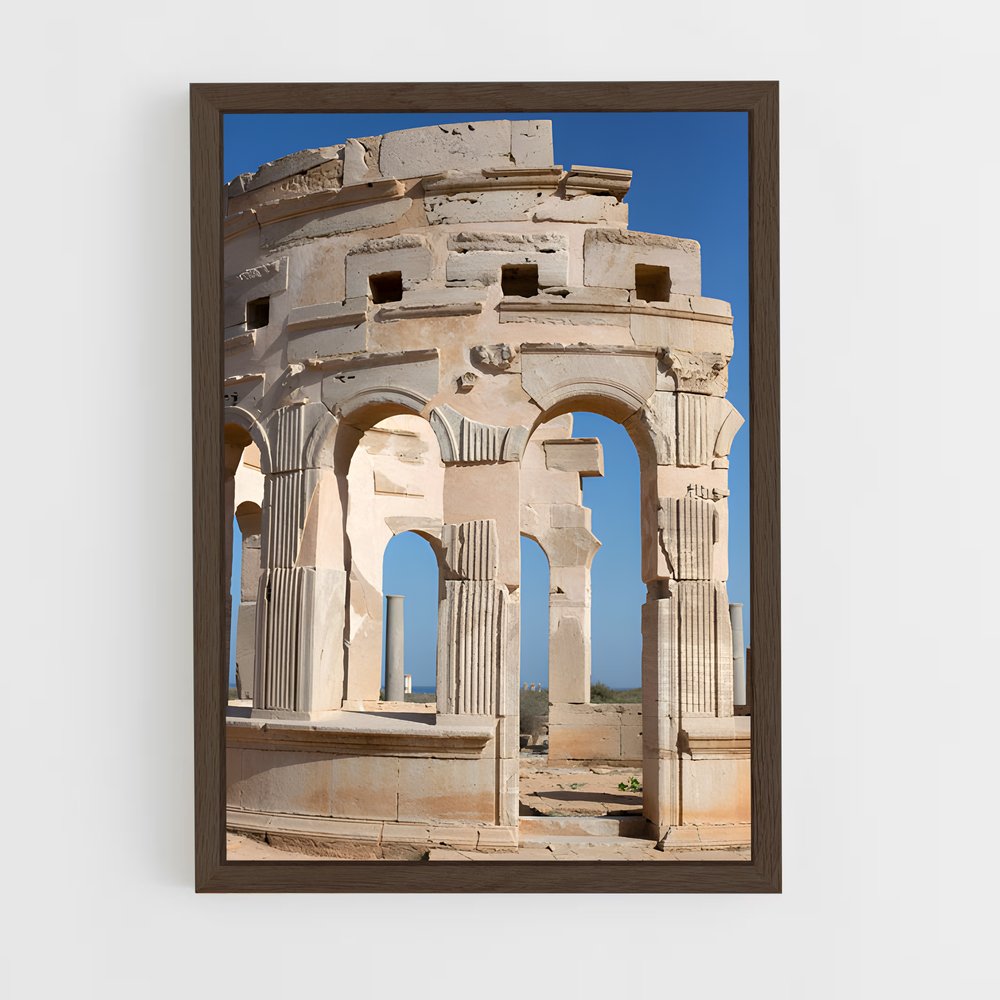 ap-leptis magna-6 cadre Bois foncé