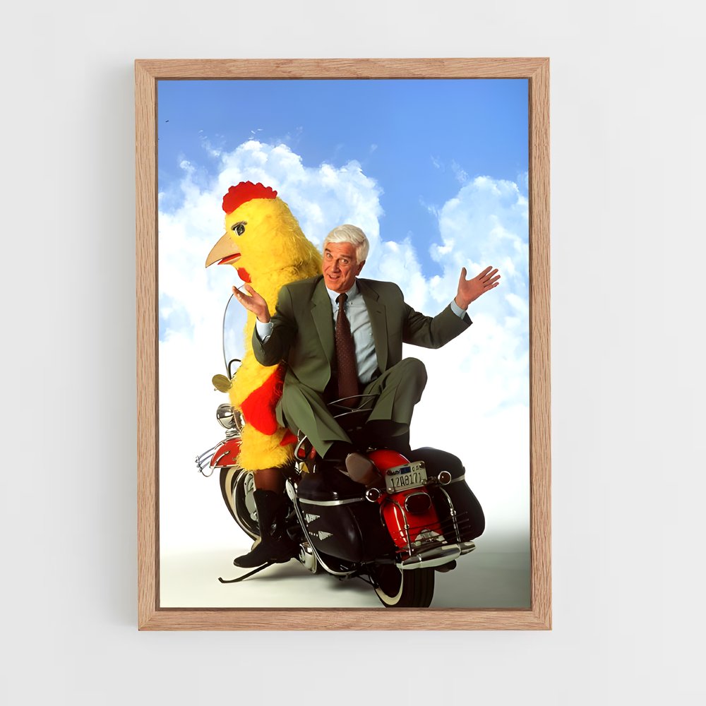 ap-leslie nielsen-2 cadre Bois clair