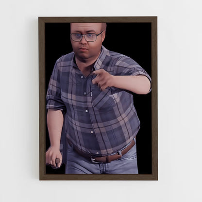 ap-lester crest-2 cadre Bois foncé