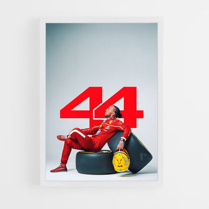 ap-lewis hamilton-6 cadre Blanc
