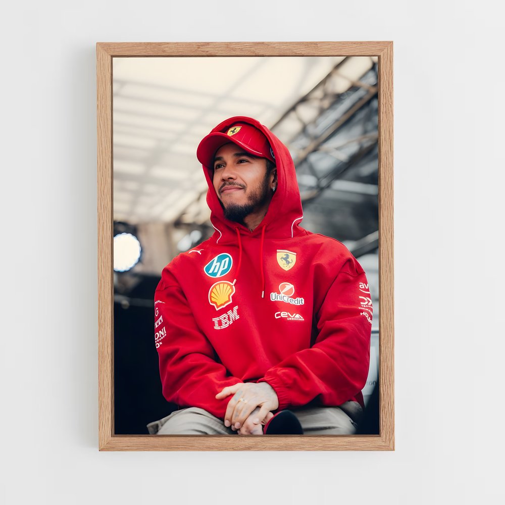 ap-lewis hamilton-8 cadre Bois clair