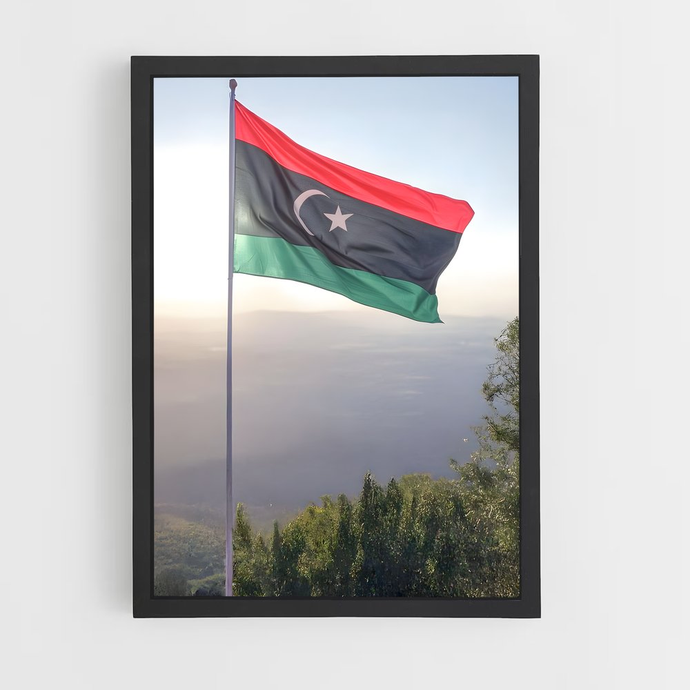 ap-libya flag-1 cadre Noir
