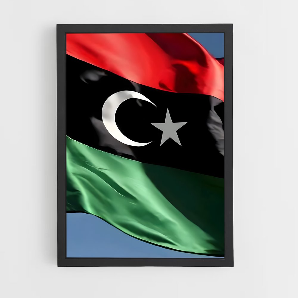 ap-libya flag-3 cadre Noir