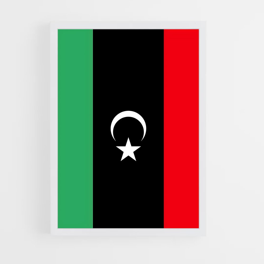 ap-libya flag-4 cadre Blanc