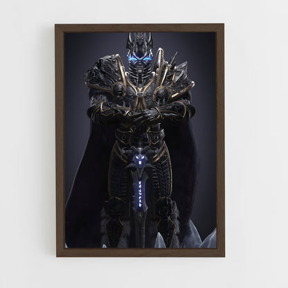 ap-lich king-3 cadre Bois foncé