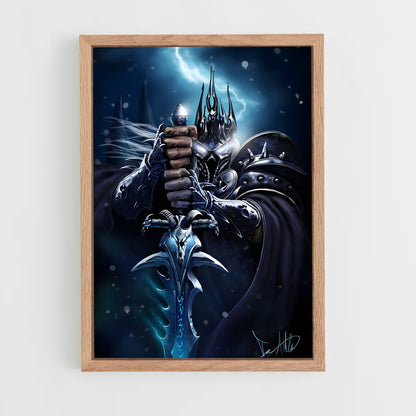 ap-lich king-4 cadre Bois clair