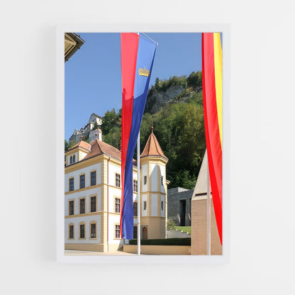 ap-liechtenstein flag-1 cadre Blanc