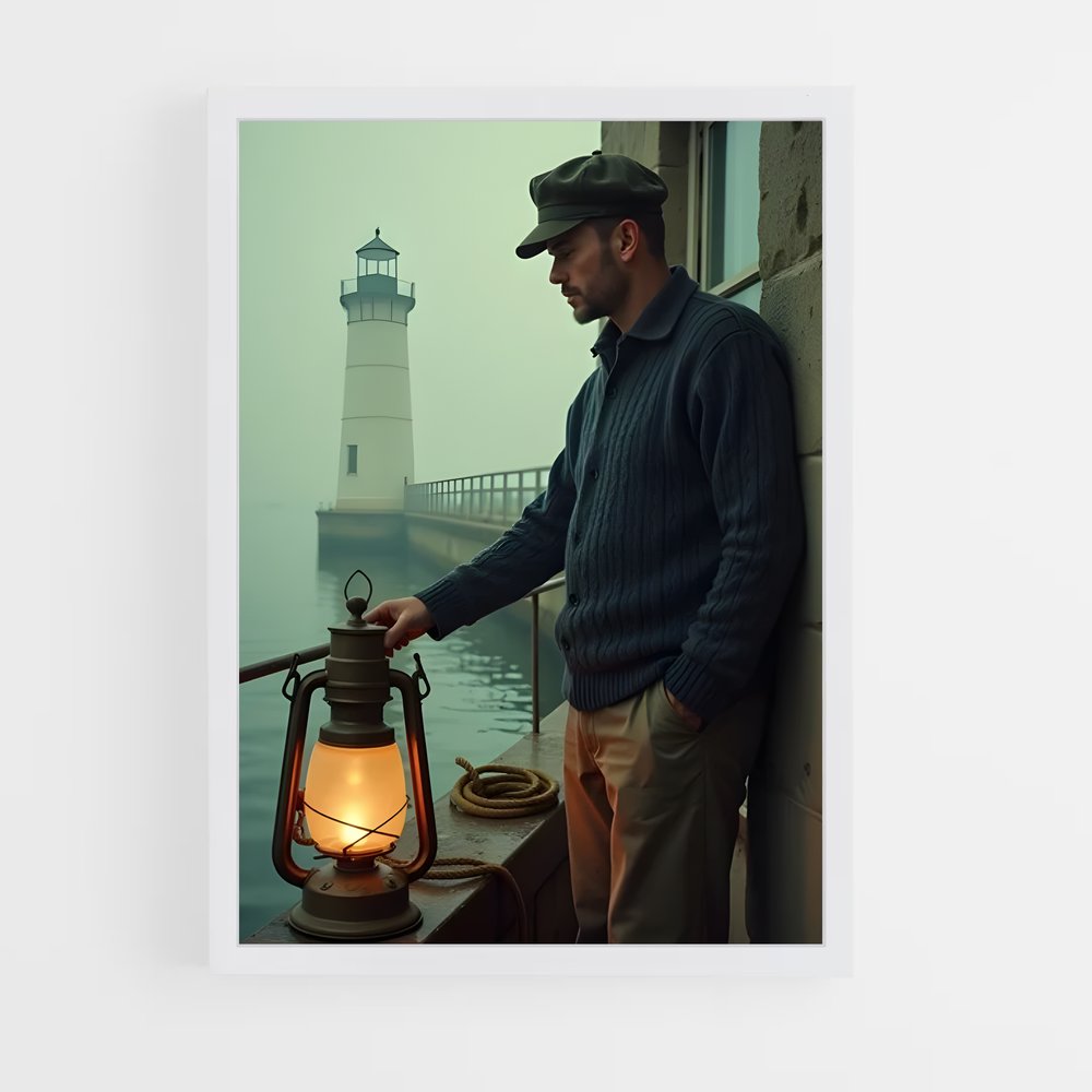ap-lighthouse keeper-1 cadre Blanc