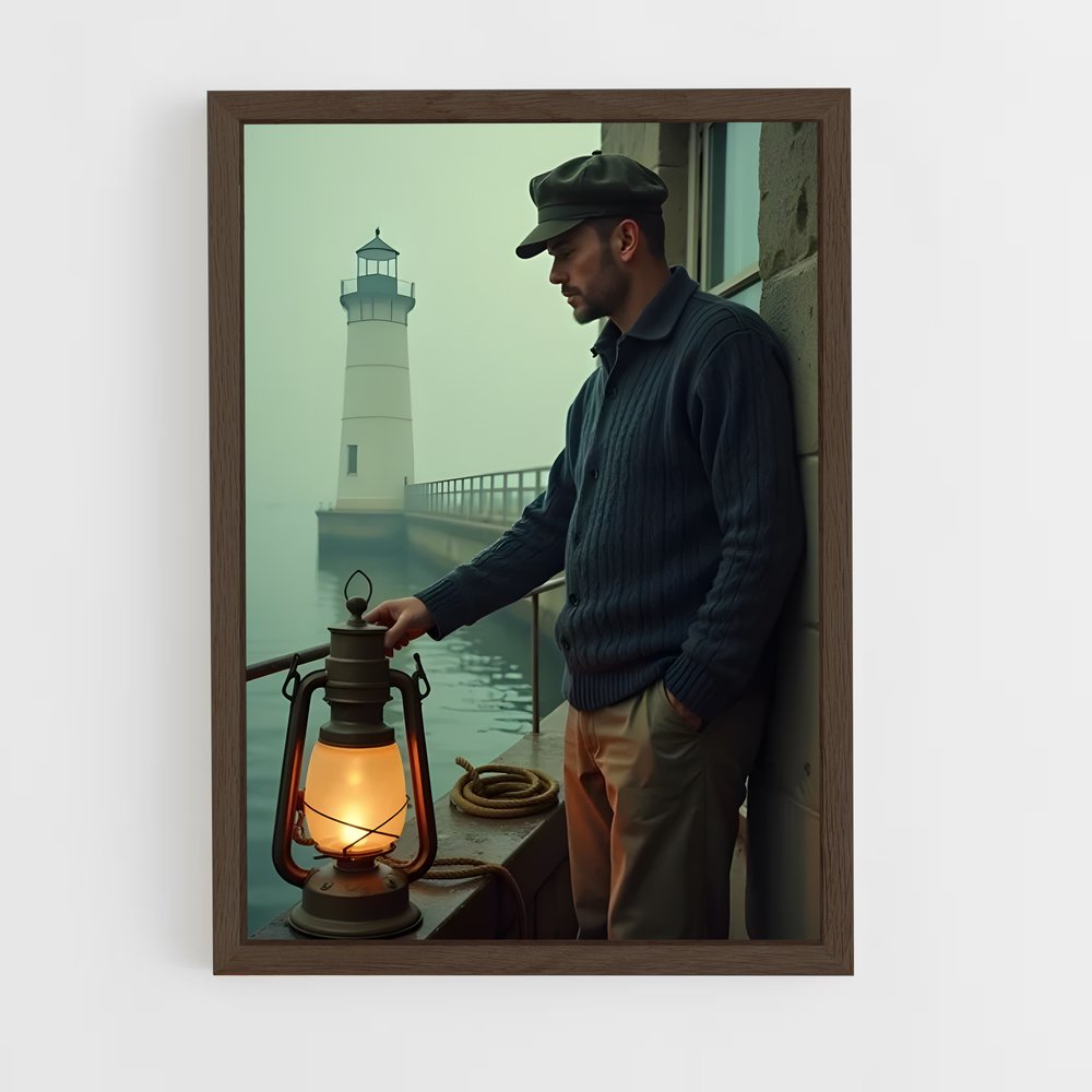 ap-lighthouse keeper-1 cadre Bois foncé