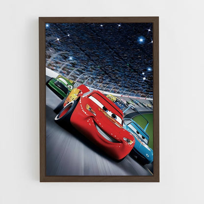 ap-lightning mcqueen-6 cadre Bois foncé
