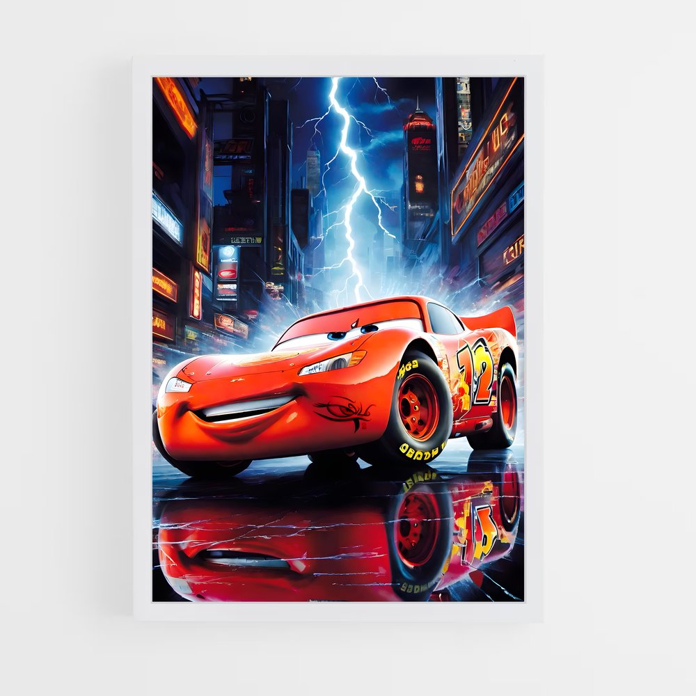 ap-lightning mcqueen-7 cadre Blanc