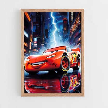 ap-lightning mcqueen-7 cadre Bois clair