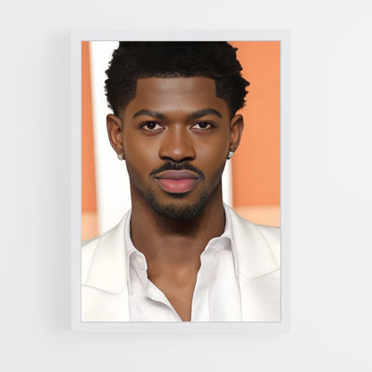ap-lil nas x-3 cadre Blanc