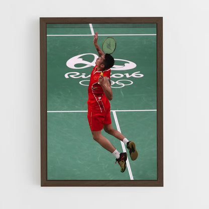 ap-lin dan-2 cadre Bois foncé