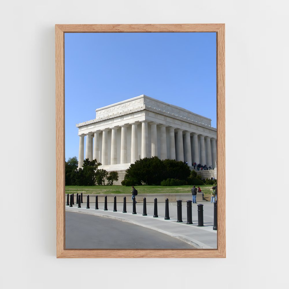 ap-lincoln memorial-1 cadre Bois clair