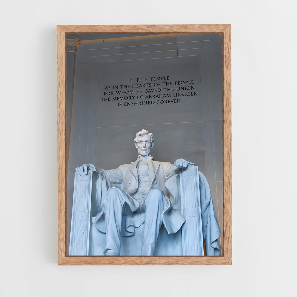 ap-lincoln memorial-2 cadre Bois clair