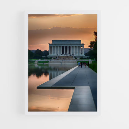 ap-lincoln memorial-3 cadre Blanc
