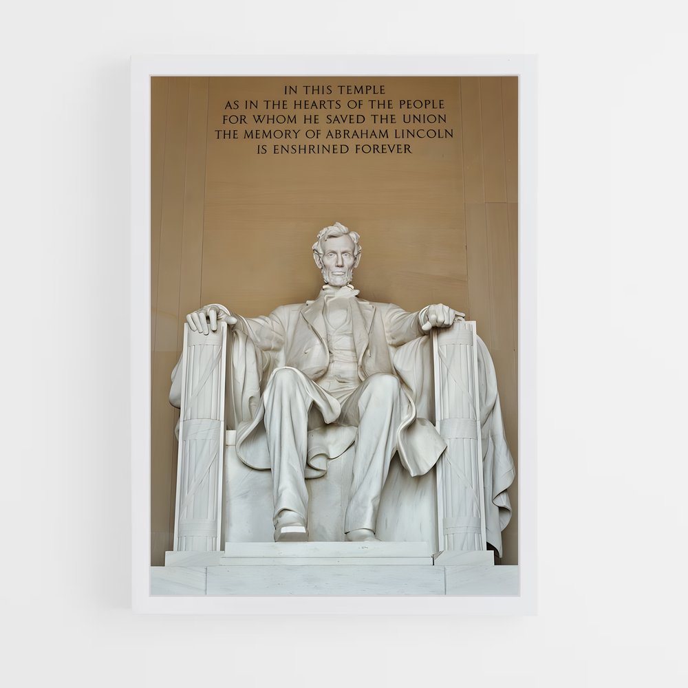 ap-lincoln memorial-4 cadre Blanc