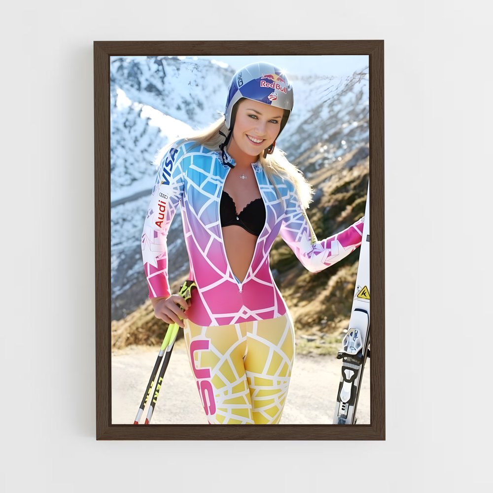 ap-lindsey vonn-2 cadre Bois foncé