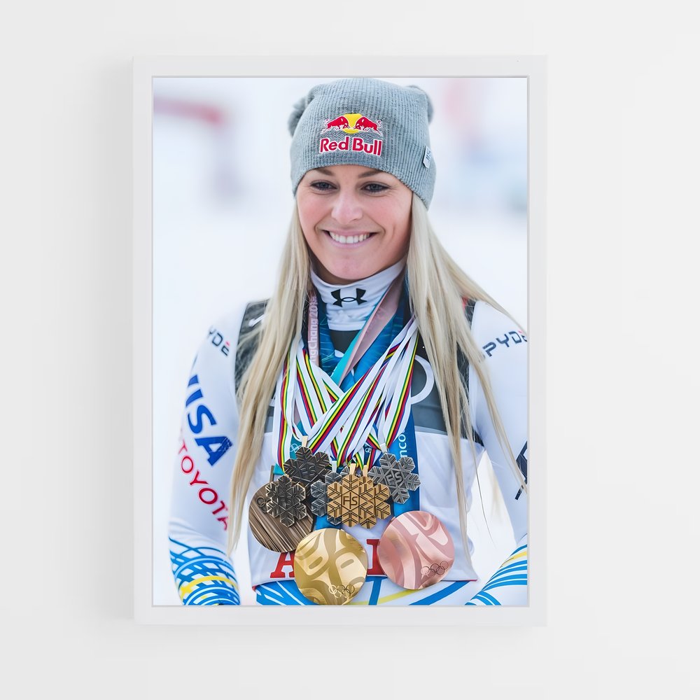 ap-lindsey vonn-3 cadre Blanc