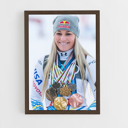 ap-lindsey vonn-3 cadre Bois foncé