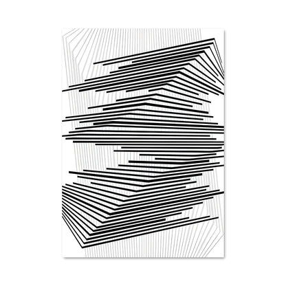 Poster Lignes Enchevêtrées