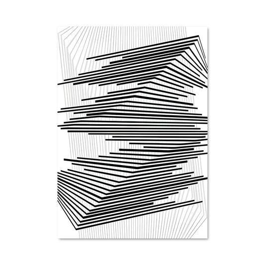 Poster Lignes Enchevêtrées