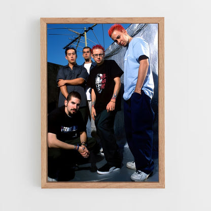 ap-linkin park-2 cadre Bois clair
