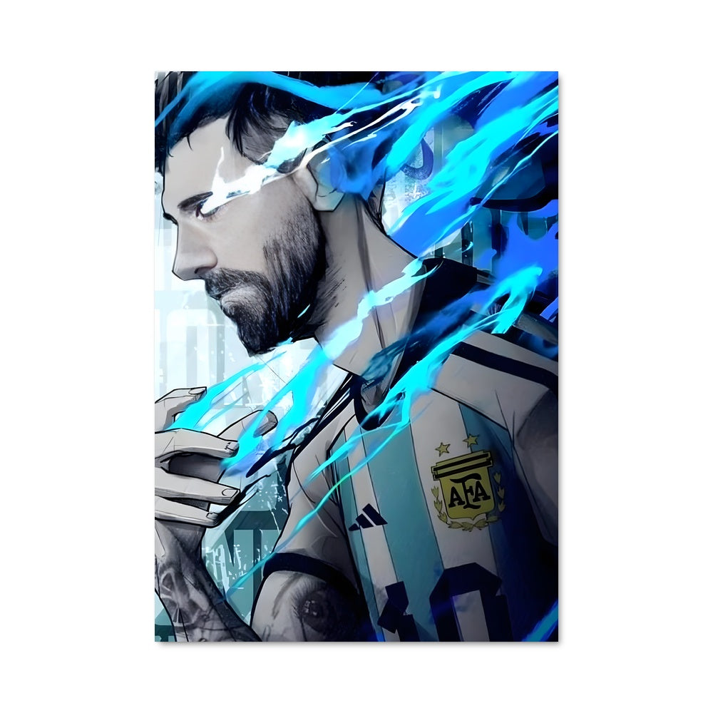 Poster Messi en Ville